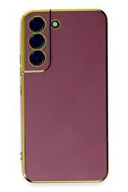CepteToptan Samsung Galaxy S21 Kılıf Volet Silikon - Kırmızı - DROPX8815-5673