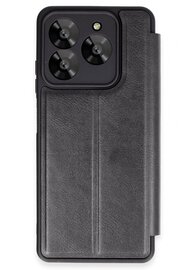 CepteToptan General Mobile Era 30 Kılıf Flip Cover - Siyah - DROPX5382-8806