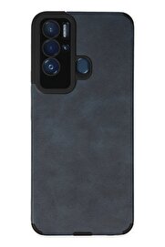 CepteToptan Tecno Pova Neo Kılıf Loop Deri Silikon - Lacivert - DROPX9549-5287