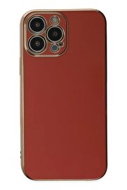 CepteToptan iPhone 15 Pro Max Kılıf Volet Silikon - Kırmızı - DROPX1552-8349