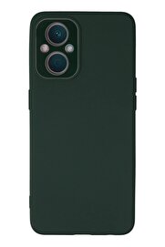 CepteToptan Oppo Reno 7 Lite Kılıf Lansman Glass Kapak - Koyu Yeşil - DROPX9936-7318