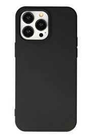 CepteToptan iPhone 15 Pro Kılıf Nano içi Kadife Silikon - Siyah - DROPX6531-1959
