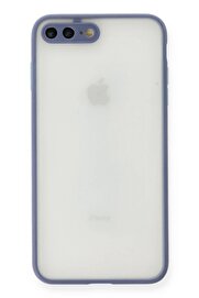 CepteToptan iPhone 7 Plus Kılıf Montreal Silikon Kapak - Gri - DROPX7099-4386