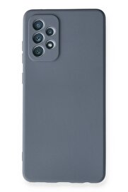 CepteToptan Samsung Galaxy A72 Kılıf Nano içi Kadife Silikon - Gri - DROPX9615-3829