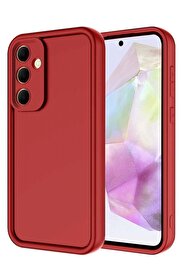 CepteToptan Samsung Galaxy A26 Kılıf Viera Silikon - Kırmızı - DROPX9449-6870