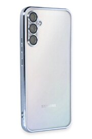 CepteToptan Samsung Galaxy A54 5G Kılıf Lensli Silikon - Açık Mavi - DROPX3219-1845
