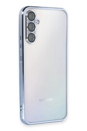 CepteToptan Samsung Galaxy A34 5G Kılıf Lensli Silikon - Açık Mavi - DROPX6199-8160
