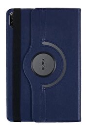 CepteToptan Huawei Honor Pad X8A Kılıf 360 Tablet Deri Kılıf - Lacivert - DROPX2840-3793