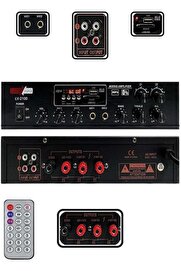 STOREMAX lvnshop Lv-2100 Hat Trafolu 2 Bölgeli Anfi 2x100W, Usb ve Bağlantı 224120