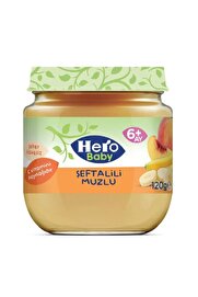 Toptan Bulurum Hero Baby talili Muzlu Kavanoz Mama 120 Gr