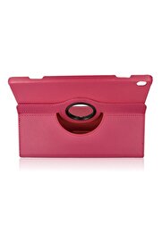 CepteToptan M10 X505F Kılıf 360 Tablet Deri Kılıf - Pembe - DROPX3558-7362