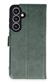 CepteToptan Samsung Galaxy S24 FE Kılıf Trend S Plus Kapaklı Kılıf - Yeşil - DROPX1811-2045
