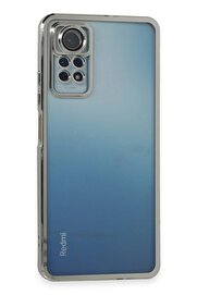 CepteToptan Xiaomi Redmi Note 11 Pro Kılıf Lensli Silikon - Gümüş - DROPX8554-2014