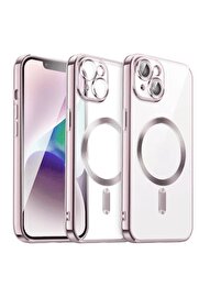 CepteToptan iPhone 13 Kılıf Kross Magneticsafe Kapak - Rose - DROPX8725-7797