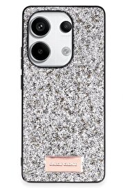 CepteToptan Xiaomi Redmi Note 13 Pro 4G Bright Simli Kapak - Gümüş - DROPX1078-9106