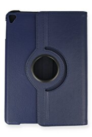 CepteToptan iPad 4 9.7 Kılıf 360 Tablet Deri Kılıf - Lacivert - DROPX3959-6538