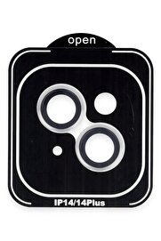 CepteToptan iPhone 14 PVD Metal Kamera Lens - Gümüş - DROPX2697-2961