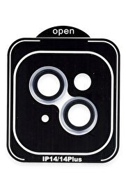 CepteToptan iPhone 14 PVD Metal Kamera Lens - Mavi - DROPX6856-8182