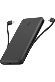 STOREMAX aclyashop BoostCharge 10000 mAh Kapasiteli Taşınabilir Powerbank, MFI Sertifikalı 2 adet USB-C kablo
