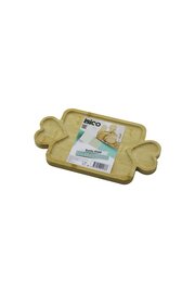 Go İthalat Di̇kdörtgen 3 Bölmeli̇ 2İn1 Kalp Kulp Bölme 1 Ahşap Bambu Servi̇s Tepsi̇ 25 X 14 X 1.4Cm