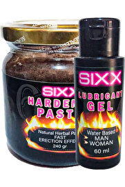 Adoil Sixx Lubricant Kayganlaştırıcı Jel 60 ml Herbal Paste Doğal Macun 240 gr