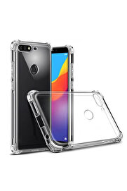 İsmiyle Al Huawei Y6 2018 Anti-Drop Darbe Emici Silikon Kılıf-(1903)