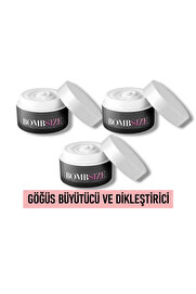 Eki̇nce Bombsi̇ze Kadınlara Özel Göğüs Geli̇şti̇ri̇ci̇ Dolgunlaştırıcı Sıkılaştırıcı Bakım Kremi̇ 50 Ml X 3 Adet