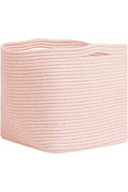 STOREMAX lvnshop Textile Pembe Kırçıllı Pamuklu Sepet 30 x 30 x 30 cm 224120
