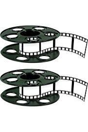 STOREMAX snShop 2 Parça Ödül Gece Film Makarası Film Şeridi ile Orta Parça Kırmızı Halı Hollywood P