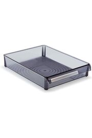 STOREMAX snShop M-E27-50-25 Düzenleyici Raf, Şeffaf Siyah 467437