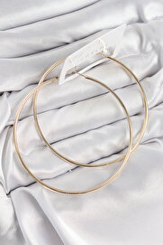 Evi̇mdeyokyok Pi̇ri̇nç Halka Model Gold Renk Kadın Küpe Tj-Bkp11037