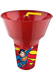 STOREMAX Supermn Lisanslı Cips ve Mısır Kovalı Pipetli