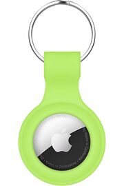 STOREMAX snShop Airtag için Koruyucu, Karabinalı, Cihaza Tam Oturan Yumuşak Silikon Kılıf ve Anahtarlık