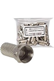 STOREMAX vegaShop Sl-F186 S-Link Sl-F186 18Mmx8 Rg6 50 Li Paket Erkek Connector, Beyaz 1032927