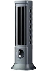 STOREMAX snShop USB Şarjlı Sessiz Kule Tipi Masaüstü Mini Fan 3 Kademe Ofis Tipi Soğutucu Kule Fanı 46