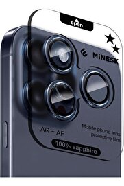 STOREMAX 15 Pro / 15 Pro Max ile Uyumlu Orijinal Safir Cam (%99.9 Saflıkta Gerçek Safir) Cihazın