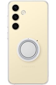 STOREMAX lvnshop Clear Gadget akıllı telefon kılıfı EF-XS921 S24 için, cep telefonu kılıfı, ayak, şeffaf, çiz
