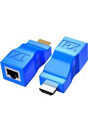 STOREMAX snShop Lua HDMI Uzatıcı, DDS-DUDES HDMI - RJ45 Ethernet Ağ Kabloları Uzatma Dönüştürücü Te