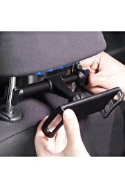 STOREMAX aclyashop Araba Koltun Arkası Telefon ve Tablet Tutucu 360 Derece Dönebilen Dik ve Yatay Konumlandır
