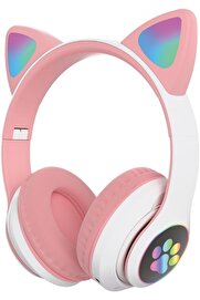 STOREMAX lvnshop 5.0 Kedi Kulak Üstü Kulaklık Pembe BLT-44 224120