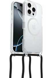 STOREMAX lvnshop 16 Pro Uyumlu React Kolye Kılıfı, Ayarlanabilir ve Cep Telefonu Zincirine Sahip Ultra, Kılıf