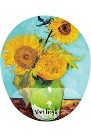 STOREMAX ynsShoping fikirler Van Gogh Ayçiçekler Natürmort Bilek Destekli Mouse Pad NewTrrending 1178227
