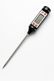 STOREMAX lvnshop Gıda Termometresi, Uzun Prob 24 cm, -50°C ile +300°C Arası, Hızlı ve Ölçer, Mutfak, Et, Yağ,