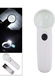 Evi̇mdeyokyok 15X Çok Fonksi̇yonlu 2 Led Işıklı Taşınabi̇li̇r El Büyüteç