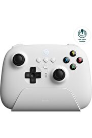 STOREMAX oskyshopc Hall Effect 2.4G Controller ve Şarj - Beyaz Windows, PC Ipad Uyumlu newdesing 842385