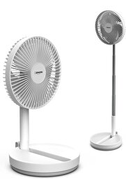 STOREMAX jptrShop Smart Katlanabilir Vantilatör Doğal Rüzgar Şarj Edilebilir Bataryalı 4 Hız Kademeli U