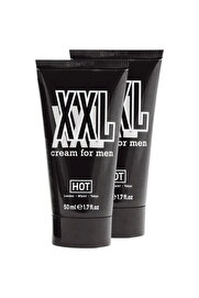 Bravilor Hotxxl 2 Adet Cream Men Hardener Delayer Enlarger 50 ml Erkeklere Özel Boyut Kremi XFACTOR-9X-0312
