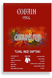 STOREMAX pltnstoreshop sanat taha demir Cobain 1986 Tuval Bezi Defteri Akrilik Defteri Yağlıboya Defteri Guaj