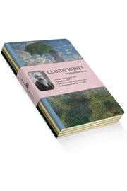 STOREMAX Impressionism Series - A6, Claude Monet 4'lü Defter Seti I, Çizgisiz, Toplam 192 Sayfa, Her bir