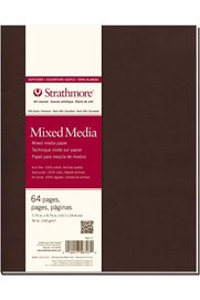 STOREMAX svngsphereshop 567-7-1 Softcover Mixed Media Art Journal, 19,7 x 24,8 cm, beyaz, 64 sayfa svngsphere